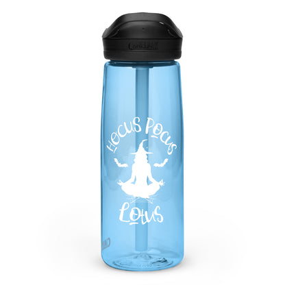 Blue Enchanted Halloween Yoga Witches Eco-Friendly Water, Sustainable and Recycled Plastic Water Flask, Gym Hydration Companion Bottle