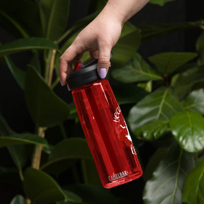 Enchanted Halloween Yoga Witch Eco-Friendly 25 oz Sports Water Bottle