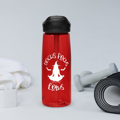Enchanted Halloween Yoga Witch Eco-Friendly 25 oz Sports Water Bottle