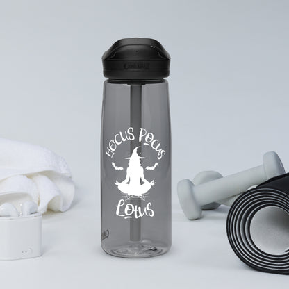 Charcoal Enchanted Halloween Yoga Witches Eco-Friendly Water, Sustainable and Recycled Plastic Water Flask, Gym Hydration Companion Bottle