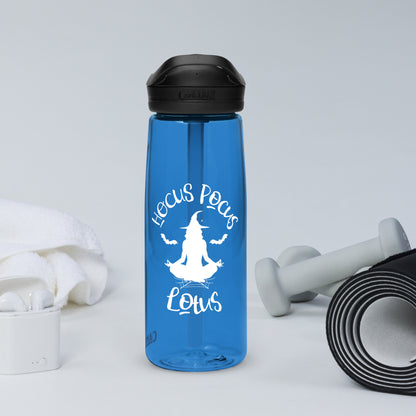 Oxford Blue Enchanted Halloween Yoga Witches Eco-Friendly Water, Sustainable and Recycled Plastic Water Flask, Gym Hydration Companion Bottle