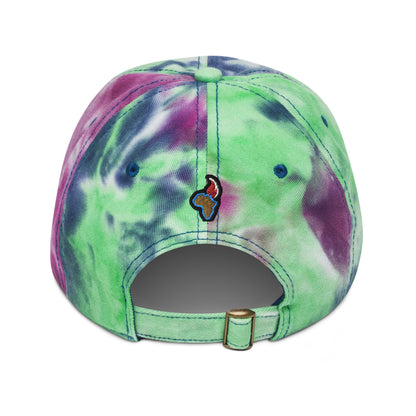 Party Unicorn Celestial Purple Tie Dye Hat - Stylish 100% Cotton Cap for Sun Lovers