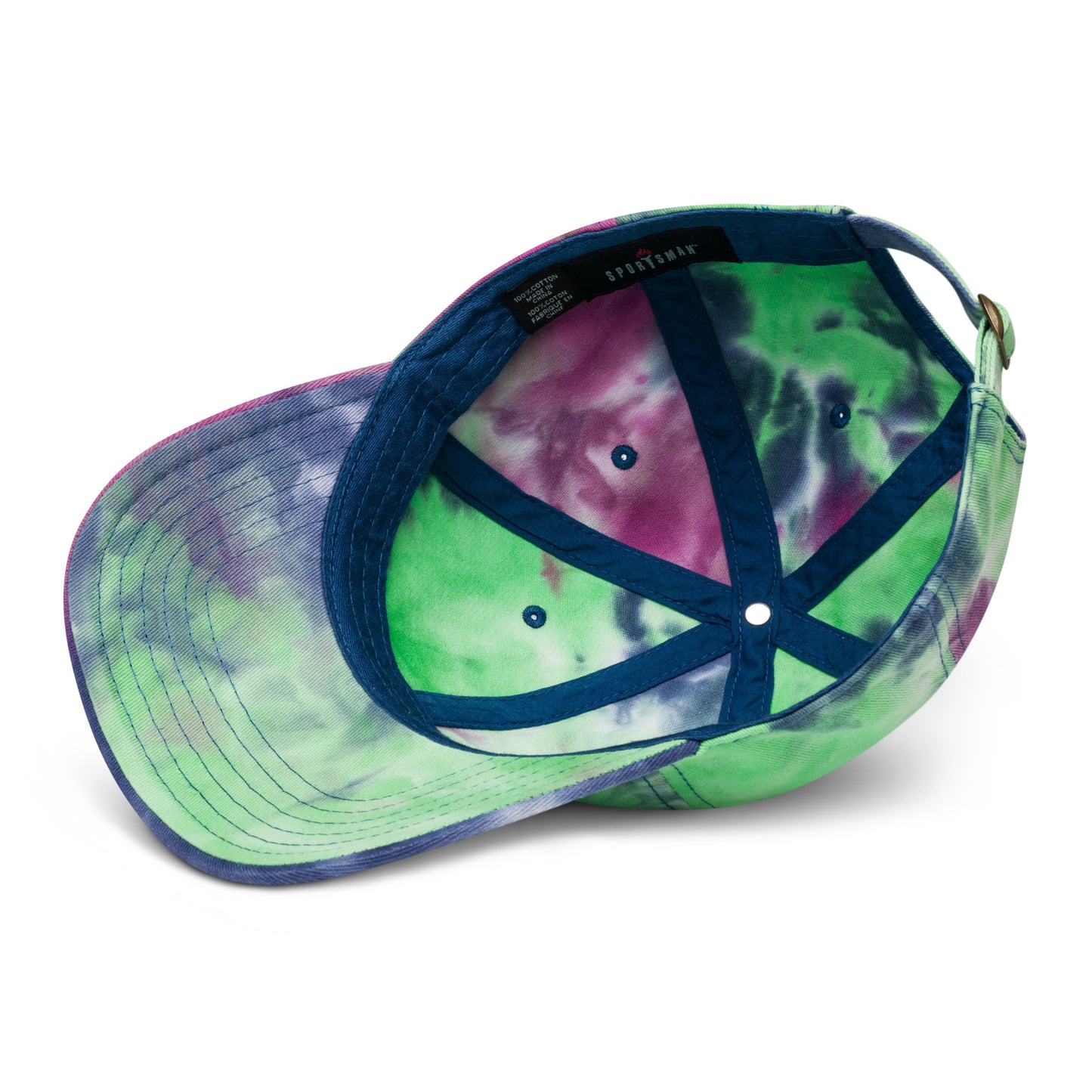Party Unicorn Celestial Purple Tie Dye Hat - Stylish 100% Cotton Cap for Sun Lovers
