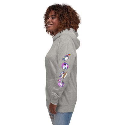 Rainbow Unicorn Slide Hoodie