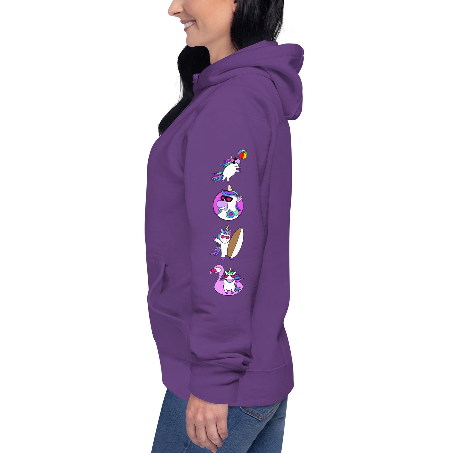 Rainbow Unicorn Slide Hoodie