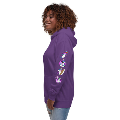 Rainbow Unicorn Slide Hoodie